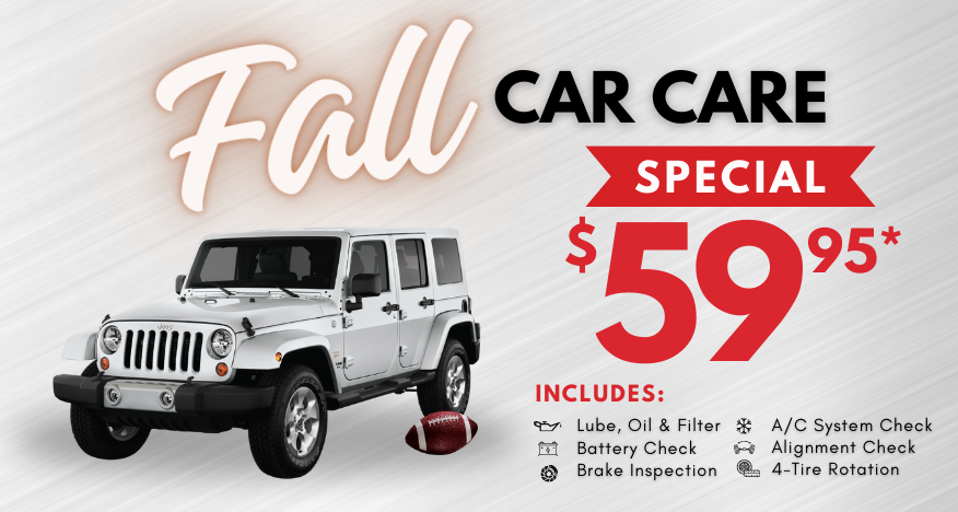 Fall Car Care Special $59.95