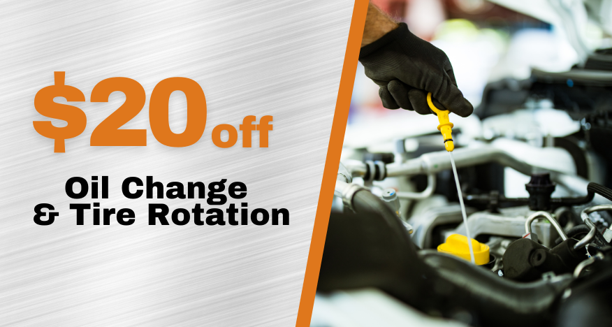 $20 Off Oil Change & Tire Rotation